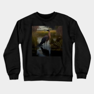 Redish egret Crewneck Sweatshirt